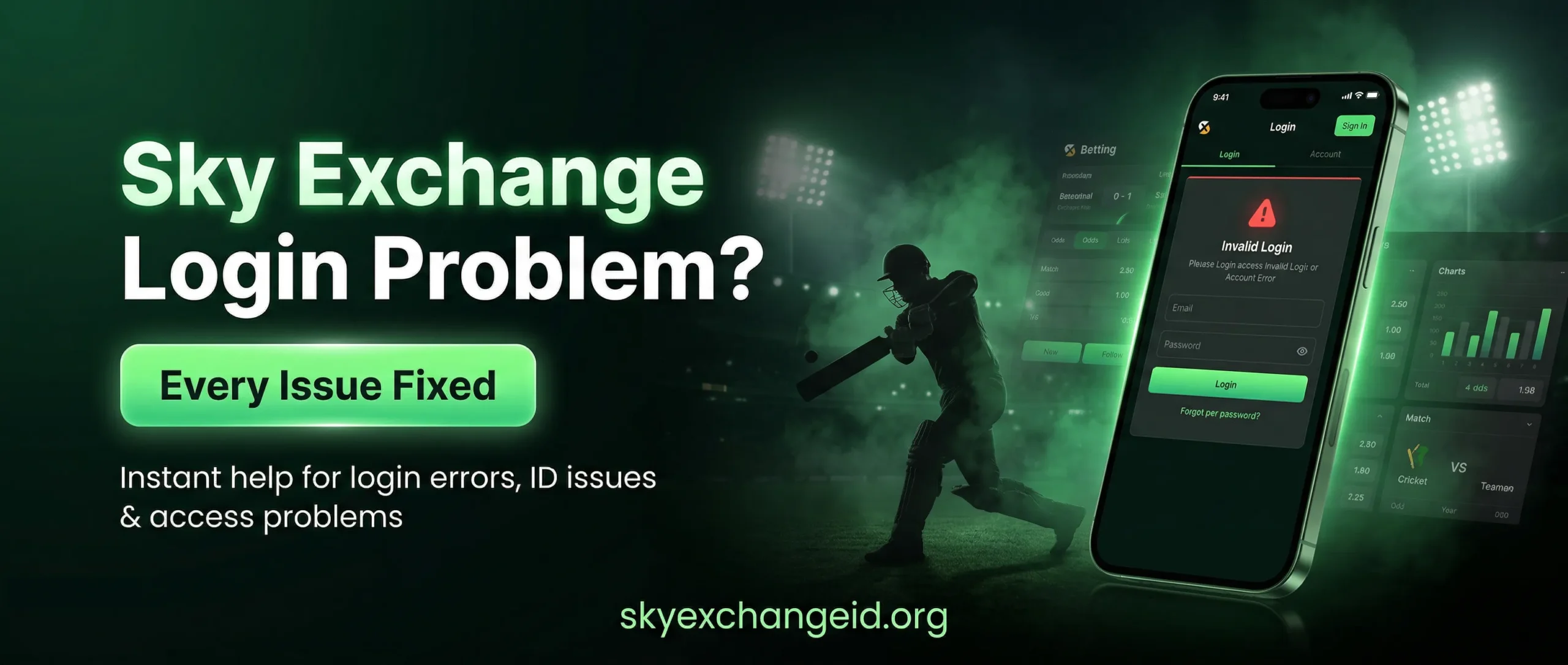 Sky Exchange Login Problem?