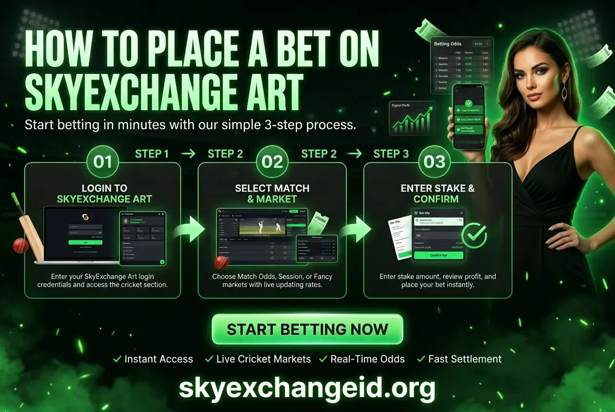 How to Place a Bet on skyexchange art